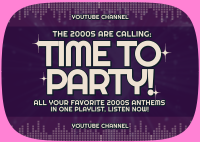 2000s Party Playlist Postcard Preview