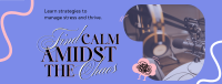 Find Calm Podcast Facebook Cover Design