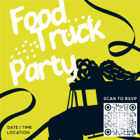 Food Truck Party Instagram Post Design