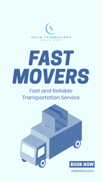 Fast Movers Service TikTok video Image Preview