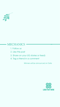 Giveaway Mechanics Instagram story Image Preview