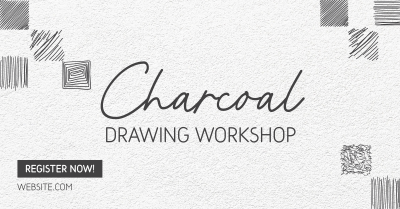 Charcoal Drawing Class Facebook ad Image Preview