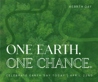 One Earth Facebook Post Design