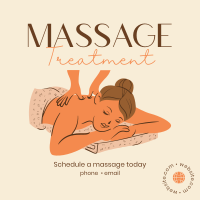 Best Massage Treatment Instagram Post Design