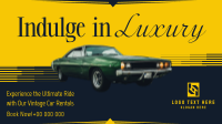 Luxury Vintage Car Facebook event cover Image Preview