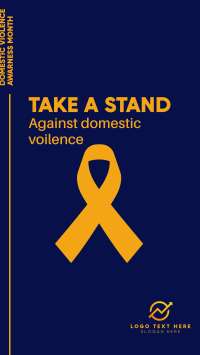 Take A Stand Against Violence Facebook Story Design