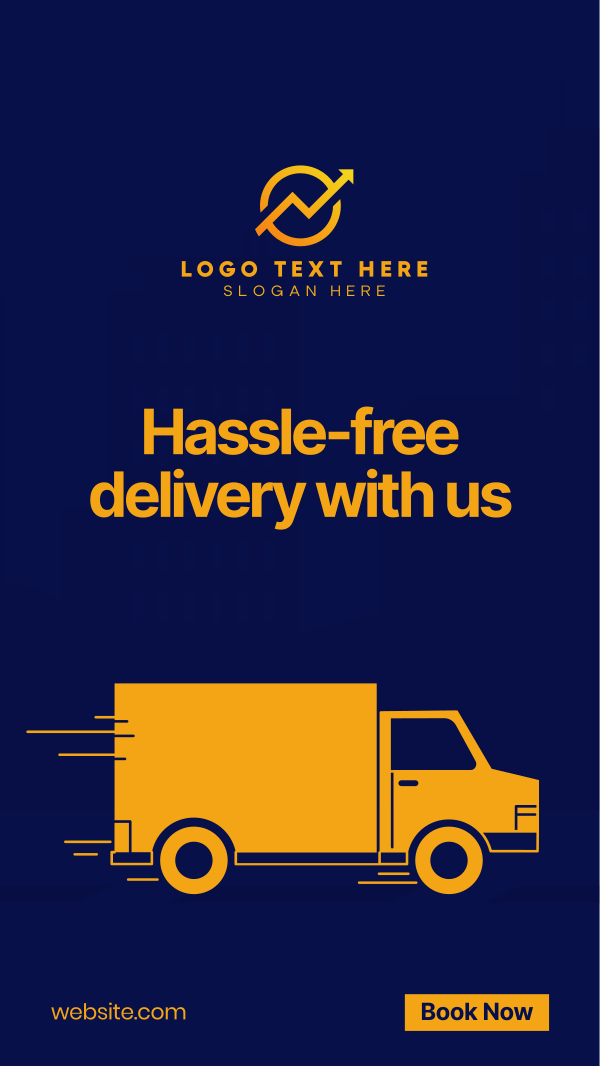 Truck Delivery Instagram Story Design Image Preview