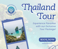 Thailand Tour Package Facebook Post Design