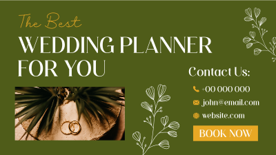 Boho Wedding Planner Facebook event cover Image Preview