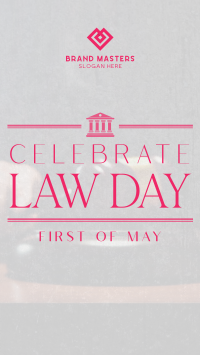 Law Day Celebration TikTok Video Design