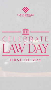 Law Day Celebration TikTok Video Image Preview