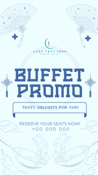 Elegant Oriental Buffet Promo YouTube Short Design
