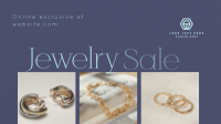 Luxurious Jewelry Sale Facebook Event Cover Design