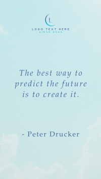 Create Your Future Motivational Quote TikTok Video Design