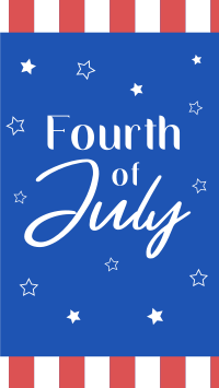 Fourth of July YouTube Short Design