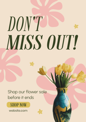 Shop Flower Sale Flyer Image Preview