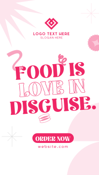 Food Language Quote Facebook Story Preview