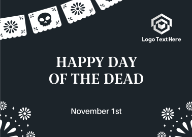 Happy Day of the Dead Postcard