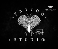 Tattoo Moth Facebook Post Design