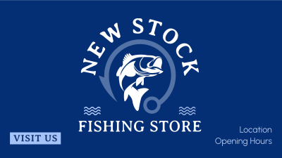 Fishing Store Facebook event cover Image Preview
