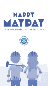May Day Workers Event Instagram Story Design