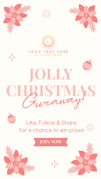 Jolly Christmas Giveaway TikTok video Image Preview