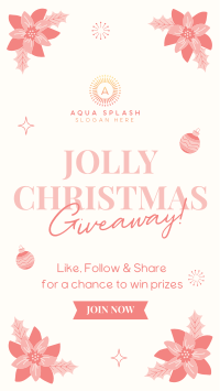 Jolly Christmas Giveaway TikTok Video Image Preview