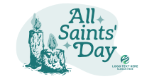 Candles for Saints Facebook Event Cover Design