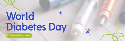 Diabetes Awareness Day Twitter header (cover) Image Preview