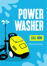 Power Washer Rental Flyer Image Preview