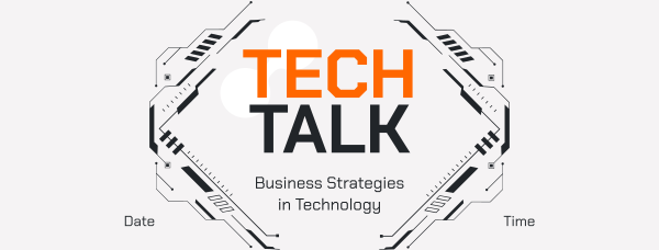 Tech Talk Podcast Facebook Cover Design Image Preview