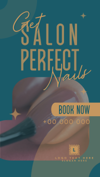 Perfect Nail Salon YouTube short Image Preview