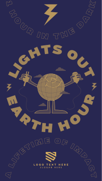Earth Hour Lights Out YouTube short Image Preview