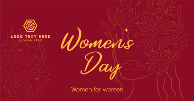  Aesthetic Women's Day Facebook ad Image Preview