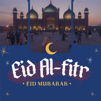 Modern Eid Al Fitr Instagram Post Design