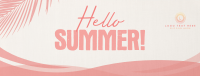 Organic Summer Greeting Facebook Cover Design