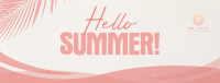 Organic Summer Greeting Facebook Cover Image Preview