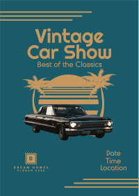 Vintage Car Show Flyer Image Preview