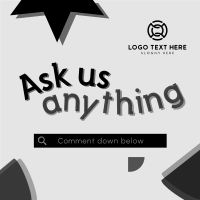 What Would You Like to Ask? Instagram Post Design