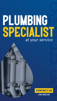 Plumbing Specialist Facebook Story Image Preview