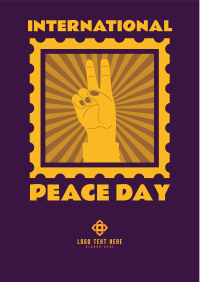 Peace Day Stamp Flyer Image Preview