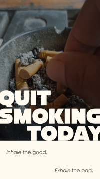 Smoke-Free Instagram Story Design