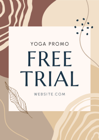 Yoga Free Trial Poster Design