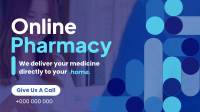 Minimalist Curves Online Pharmacy Animation Image Preview
