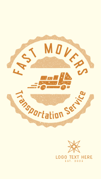 Movers Truck Badge TikTok video Image Preview