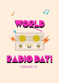 Radio Day Celebration Poster Image Preview