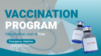 Vaccine Bottles Immunity Facebook Event Cover Design