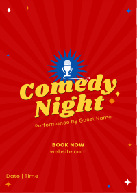 Comedy Night Flyer Design