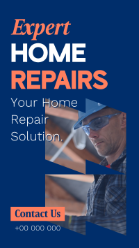 Home Repair Minimalist TikTok Video Design