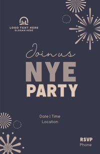 Festive NYE Party Invitation Design